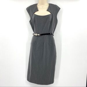 Single LA gray career sheath dress size medium